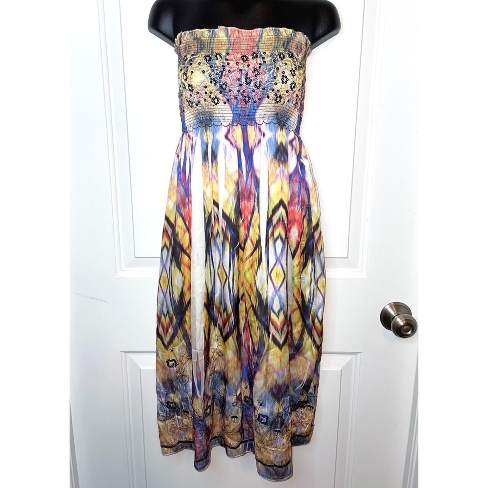 Lapis sequin dress